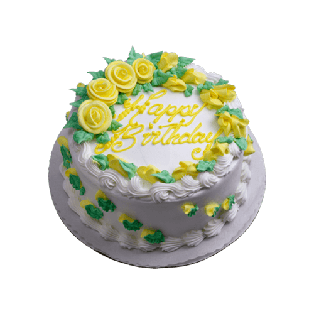 Yellow Flower Cake